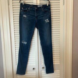 Adriano Goldschmied The Legging jeans super skinny 32R blue distressed